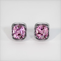 7.48 Ct.Tw. Gemstone Earrings, Platinum 950 1