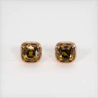 <span>2.24</span>&nbsp;<span class="tooltip-light">Ct.Tw.<span class="tooltiptext">Total Carat Weight</span></span> Gemstone Earrings, 14K Rose Gold 1