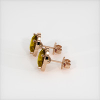 <span>4.21</span>&nbsp;<span class="tooltip-light">Ct.Tw.<span class="tooltiptext">Total Carat Weight</span></span> Gemstone Earrings, 14K Rose Gold 3