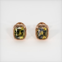 <span>3.27</span>&nbsp;<span class="tooltip-light">Ct.Tw.<span class="tooltiptext">Total Carat Weight</span></span> Gemstone Earrings, 14K Rose Gold 1