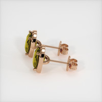 <span>3.27</span>&nbsp;<span class="tooltip-light">Ct.Tw.<span class="tooltiptext">Total Carat Weight</span></span> Gemstone Earrings, 14K Rose Gold 3