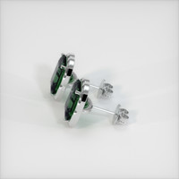 6.67 Ct.Tw. Gemstone Earrings, 14K White Gold 3