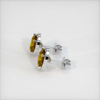 <span>2.24</span>&nbsp;<span class="tooltip-light">Ct.Tw.<span class="tooltiptext">Total Carat Weight</span></span> Gemstone Earrings, 14K White Gold 3