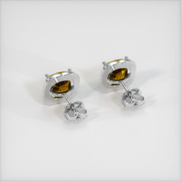 <span>4.21</span>&nbsp;<span class="tooltip-light">Ct.Tw.<span class="tooltiptext">Total Carat Weight</span></span> Gemstone Earrings, 14K White Gold 4