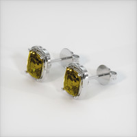 <span>3.27</span>&nbsp;<span class="tooltip-light">Ct.Tw.<span class="tooltiptext">Total Carat Weight</span></span> Gemstone Earrings, 14K White Gold 2