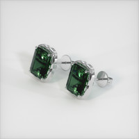 6.67 Ct.Tw. Gemstone Earrings, 18K White Gold 2