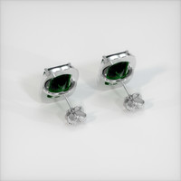 6.67 Ct.Tw. Gemstone Earrings, 18K White Gold 4