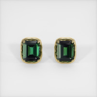 <span>3.41</span>&nbsp;<span class="tooltip-light">Ct.Tw.<span class="tooltiptext">Total Carat Weight</span></span> Gemstone Earrings, 14K Yellow Gold 1