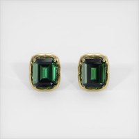 6.67 Ct.Tw. Gemstone Earrings, 14K Yellow Gold 1
