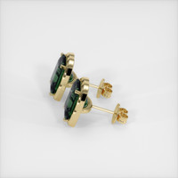 6.67 Ct.Tw. Gemstone Earrings, 14K Yellow Gold 3