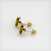 <span>2.24</span>&nbsp;<span class="tooltip-light">Ct.Tw.<span class="tooltiptext">Total Carat Weight</span></span> Gemstone Earrings, 14K Yellow Gold 3