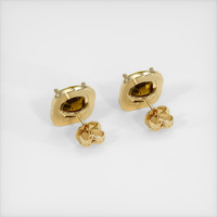 <span>2.24</span>&nbsp;<span class="tooltip-light">Ct.Tw.<span class="tooltiptext">Total Carat Weight</span></span> Gemstone Earrings, 14K Yellow Gold 4