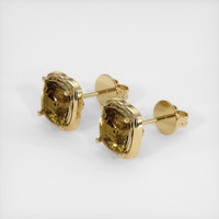 <span>3.16</span>&nbsp;<span class="tooltip-light">Ct.Tw.<span class="tooltiptext">Total Carat Weight</span></span> Gemstone Earrings, 14K Yellow Gold 2