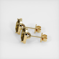 <span>3.16</span>&nbsp;<span class="tooltip-light">Ct.Tw.<span class="tooltiptext">Total Carat Weight</span></span> Gemstone Earrings, 14K Yellow Gold 3