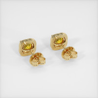 <span>1.44</span>&nbsp;<span class="tooltip-light">Ct.Tw.<span class="tooltiptext">Total Carat Weight</span></span> Sapphire Earrings, 18K Yellow Gold 4