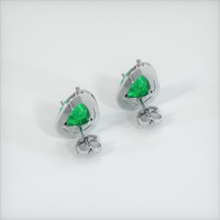 <span>6.36</span>&nbsp;<span class="tooltip-light">Ct.Tw.<span class="tooltiptext">Total Carat Weight</span></span> Emerald  Earring - Platinum 950