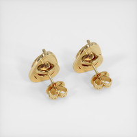 <span>2.79</span> <span class="tooltip-light">Ct.Tw.<span class="tooltiptext">Total Carat Weight</span></span> Yellowish Brown Sapphire Earrings, 14K Yellow Gold 4