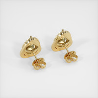 <span>3.00</span> <span class="tooltip-light">Ct.Tw.<span class="tooltiptext">Total Carat Weight</span></span> Yellow Sapphire Earrings, 18K Yellow Gold 4