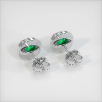Emerald Earrings 0.97 Ct.Tw.Total Carat Weight, Platinum 950 Preview