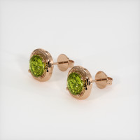 <span>2.02</span>&nbsp;<span class="tooltip-light">Ct.Tw.<span class="tooltiptext">Total Carat Weight</span></span> Gemstone Earrings, 14K Rose Gold 2