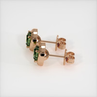 <span>0.69</span>&nbsp;<span class="tooltip-light">Ct.Tw.<span class="tooltiptext">Total Carat Weight</span></span> Gemstone Earrings, 14K Rose Gold 3