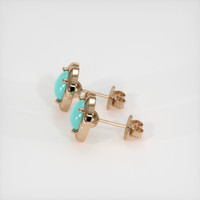 1.73 Ct.Tw. Gemstone Earrings, 14K Rose Gold 3