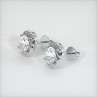 <span>2.48</span>&nbsp;<span class="tooltip-light">Ct.Tw.<span class="tooltiptext">Total Carat Weight</span></span> Sapphire Earrings, 14K White Gold 2