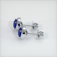 <span>2.82</span>&nbsp;<span class="tooltip-light">Ct.Tw.<span class="tooltiptext">Total Carat Weight</span></span> Sapphire Earrings, 14K White Gold 3