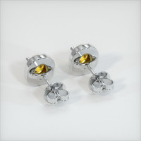 <span>0.86</span>&nbsp;<span class="tooltip-light">Ct.Tw.<span class="tooltiptext">Total Carat Weight</span></span> Sapphire Earrings, 18K White Gold 4