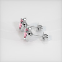 2.06 Ct.Tw. Gemstone Earrings, 18K White Gold 2