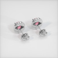 2.06 Ct.Tw. Gemstone Earrings, 18K White Gold 4