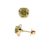 1.44 Ct.Tw. Gemstone Earrings, 14K Yellow Gold 2