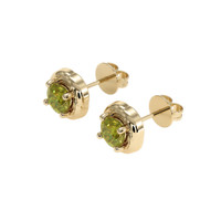 1.44 Ct.Tw. Gemstone Earrings, 14K Yellow Gold 3