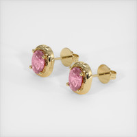 2.06 Ct.Tw. Gemstone Earrings, 14K Yellow Gold 2