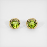 <span>2.02</span>&nbsp;<span class="tooltip-light">Ct.Tw.<span class="tooltiptext">Total Carat Weight</span></span> Gemstone Earrings, 14K Yellow Gold 1