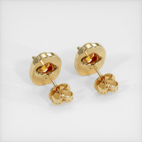 <span>1.14</span>&nbsp;<span class="tooltip-light">Ct.Tw.<span class="tooltiptext">Total Carat Weight</span></span> Sapphire Earrings, 18K Yellow Gold 4