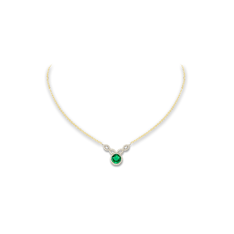 Jewelry image on model