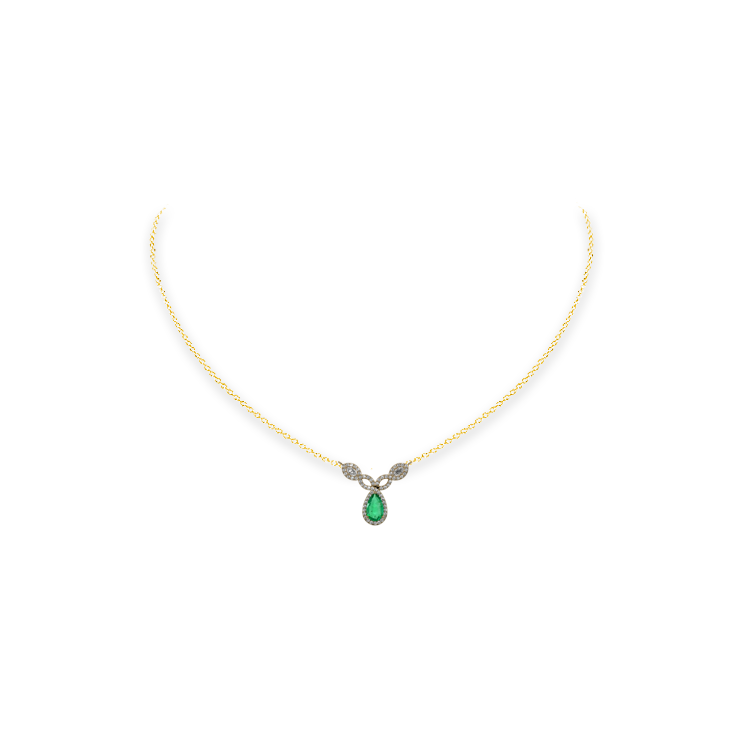 Jewelry image on model