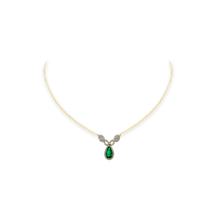 Jewelry image on model