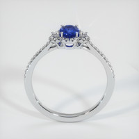 0.53 Ct. Blue Sapphire Ring, Platinum 950 3