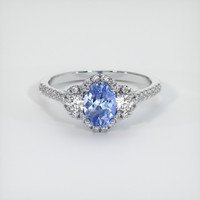 0.78 Ct. Sapphire Ring, Platinum 950 1