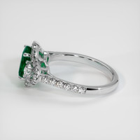 1.61 Ct. Emerald Ring, Platinum 950 4