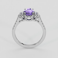 1.91 Ct. Violet Sapphire Ring, Platinum 950 3