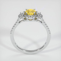 0.65 Ct. Yellow Sapphire Ring, Platinum 950 3