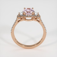 1.58 Ct. Pink Sapphire Ring, 14K Rose Gold 3
