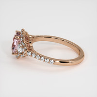 1.58 Ct. Pink Sapphire Ring, 14K Rose Gold 4