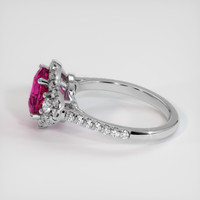 2.05 Ct. Gemstone Ring, 14K White Gold 4