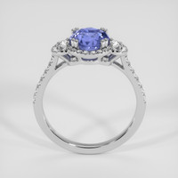 2.11 Ct. Purplish Blue Sapphire Ring, 14K White Gold 3