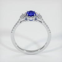 0.57 Ct. Sapphire Ring, 18K White Gold 3