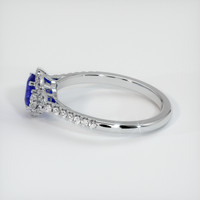 0.57 Ct. Sapphire Ring, 18K White Gold 4